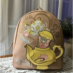 NWOT-Danielle Nicole Disney Alice in Wonderland Tea Party Mini Backpack